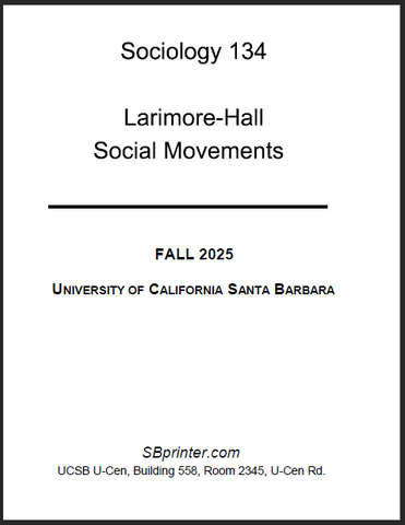 SOC 134 Larimore F25