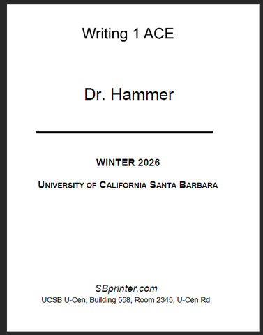 WRIT 1 ACE Hammer W26