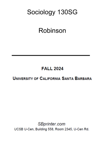 SOC 130SG Robinson F24