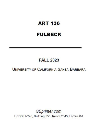 ART 136 Fulbeck F23