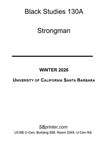 BL ST 130A Strongman W26 B6B