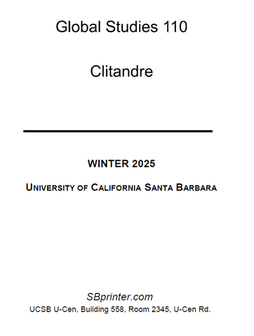 GLOBL 110 Clitandre W25