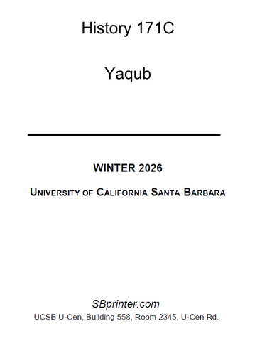 HIST 171C Yaqub W26 B6C
