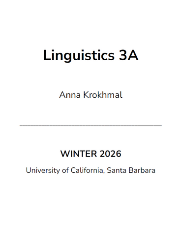 LING 3A Krokhmal W26