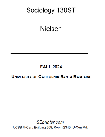 SOC 130ST Nielsen F24