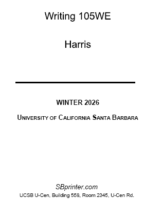 WRIT 105WE Harris W26 B3D