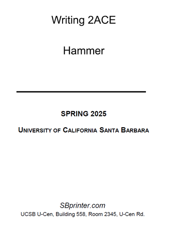 WRIT 2ACE Hammer S25